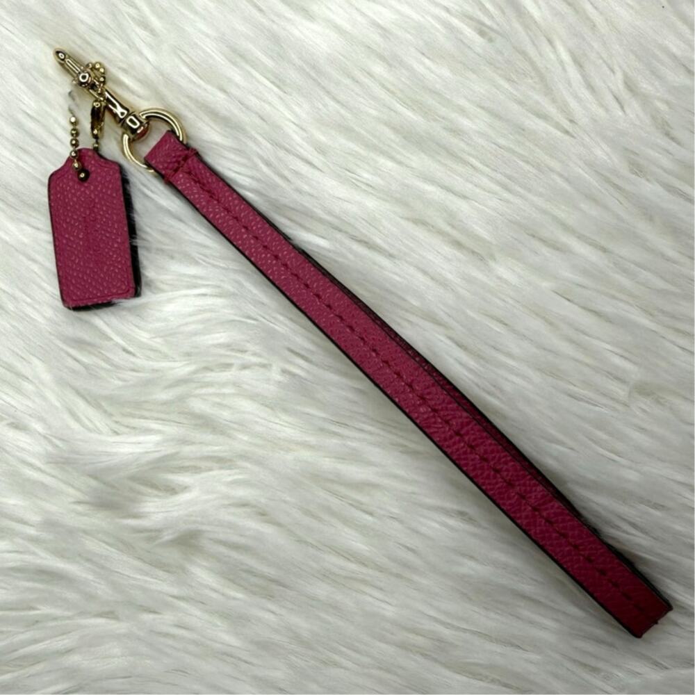 1" Coach Hangtag Tag Hang Tag Fob and Replacement Wristlet Strap